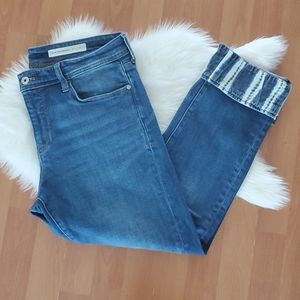 Pilcro & Letterpress slim boyfriend crop jeans 30